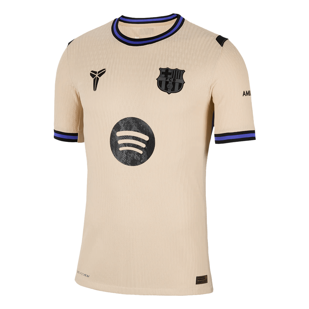 F.DE JONG #21 バルサ Away 2025/26 オーセンティックユニフォーム - UCL