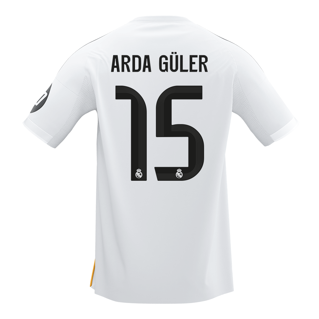 ARDA GÜLER #15 レアル Home ユニフォーム 2025/26 - 高品質