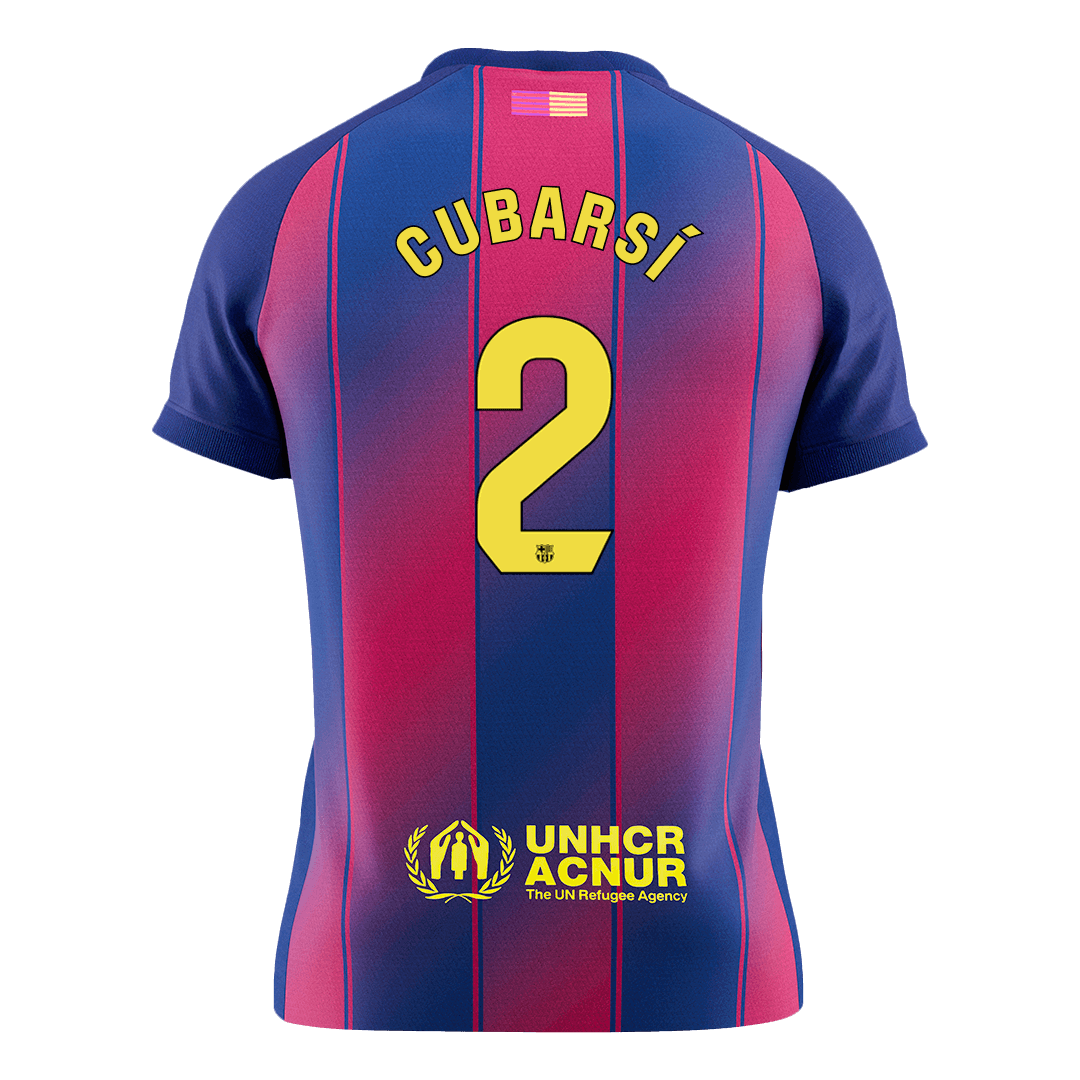 CUBARSÍ #2 バルサ Home ユニフォーム 2025/26 - 高品質