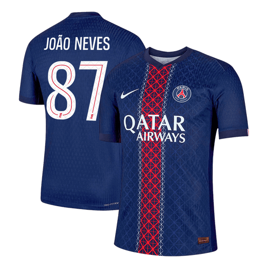 JOÃO NEVES #87 PSG Home 2025/26 オーセンティックユニフォーム