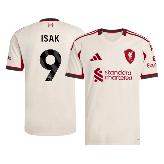 ISAK #9 リバプール Away ユニフォーム 2025/26