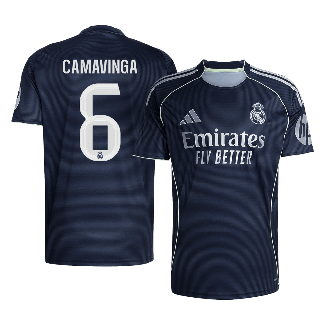CAMAVINGA #6 レアル Away ユニフォーム 2025/26 - 高品質