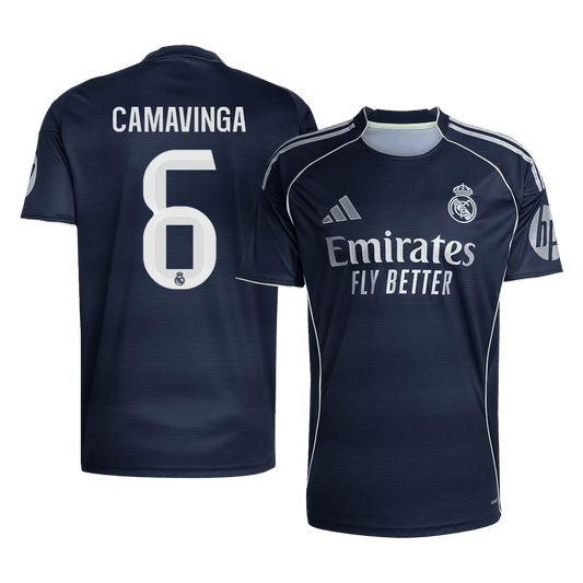 CAMAVINGA #6 レアル Away ユニフォーム 2025/26 - 高品質