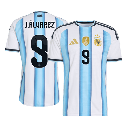 J.ÁLVAREZ #9 アルゼンチン Home - サッカーW杯 2026 オーセンティックユニフォーム