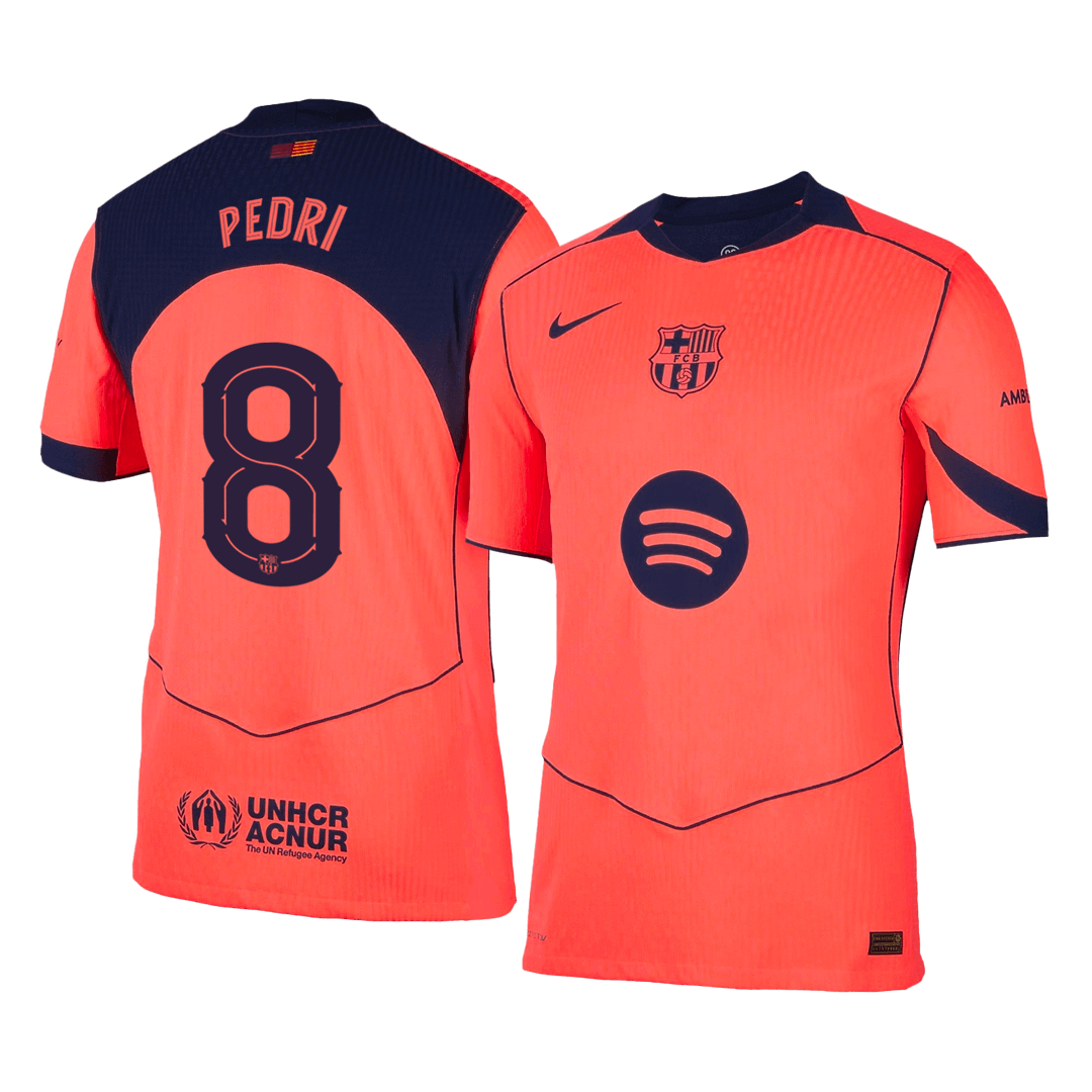 PEDRI #8 バルサ 3rd 2025/26 オーセンティックユニフォーム - UCL