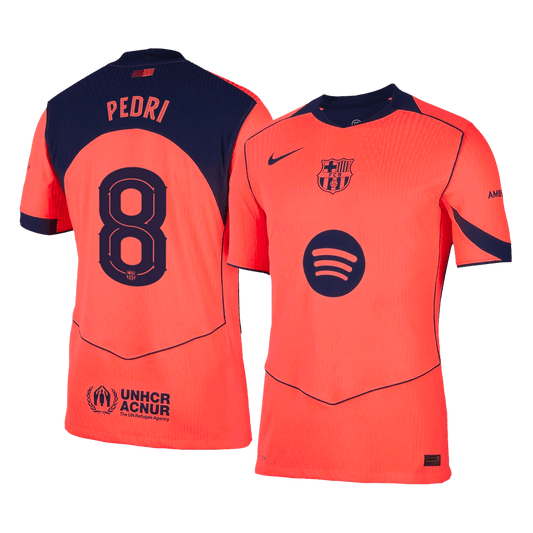 PEDRI #8 バルサ 3rd 2025/26 オーセンティックユニフォーム - UCL