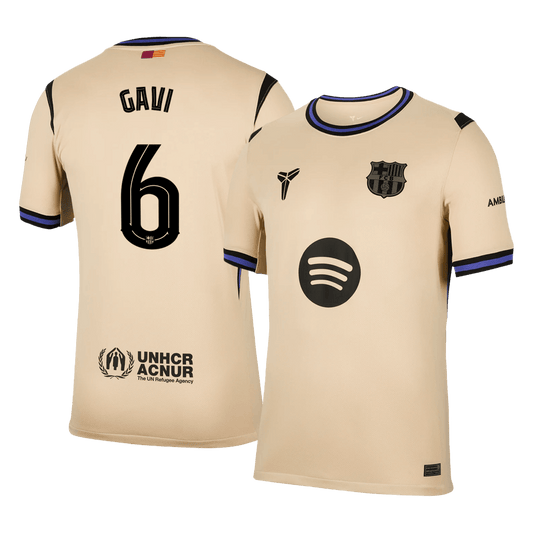 GAVI #6 バルサ Away ユニフォーム 2025/26 - UCL