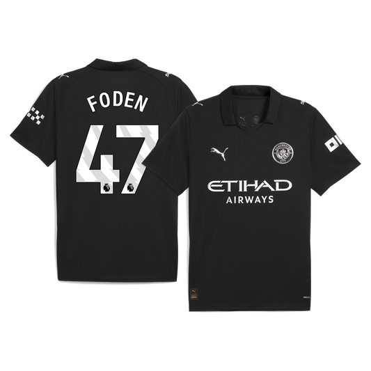 FODEN #47 マンC Away ユニフォーム 2025/26