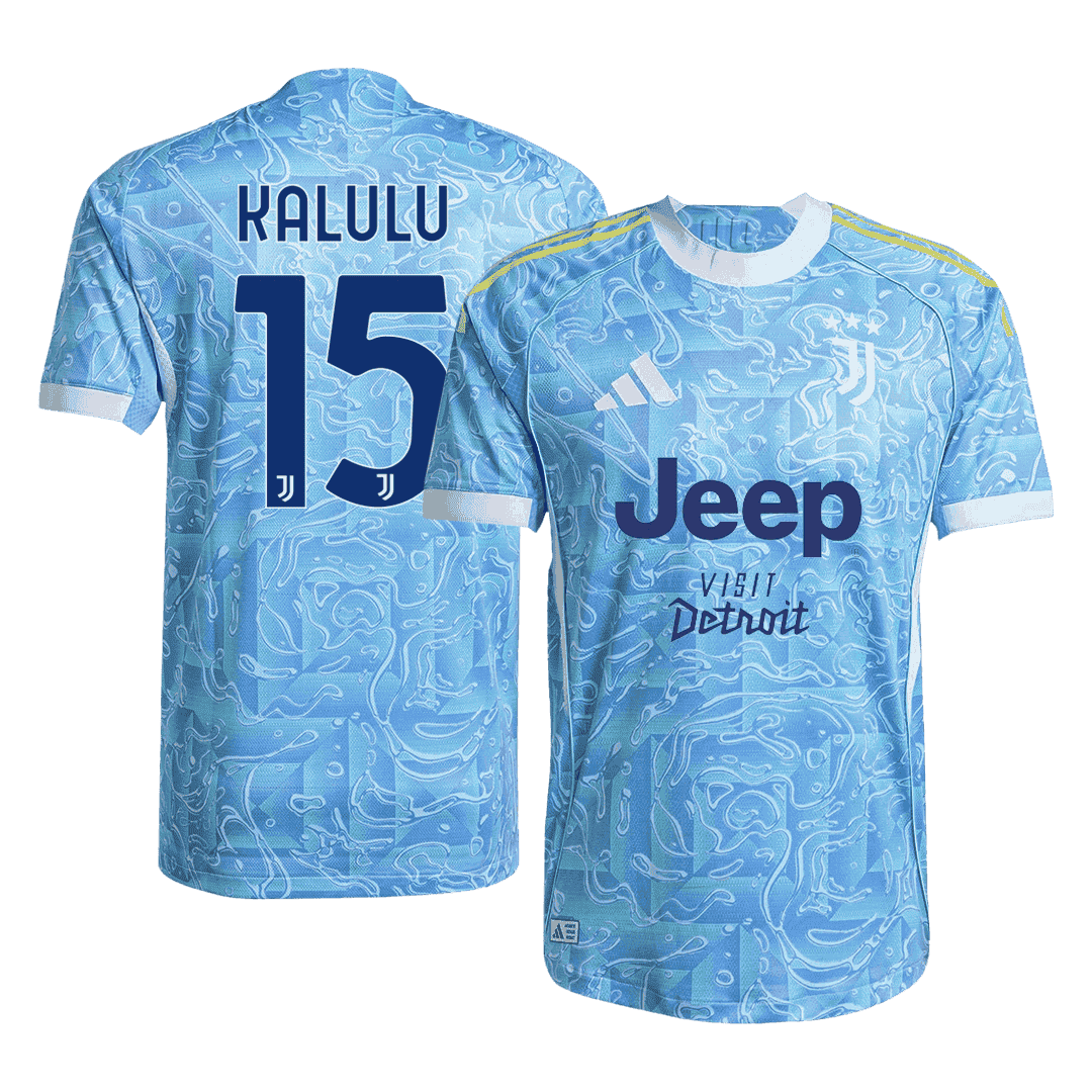 KALULU #15 ユーヴェ Away 2025/26 オーセンティックユニフォーム