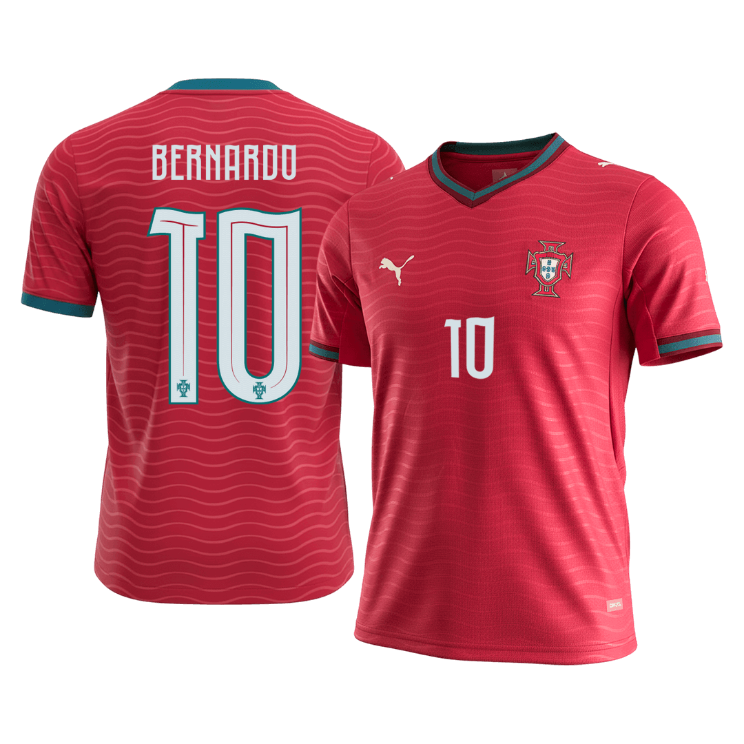 BERNARDO #10 ポルトガル代表 Home ユニフォーム - サッカーW杯 2026