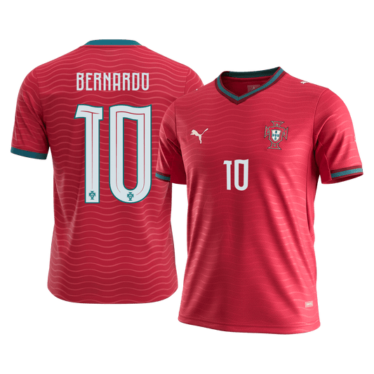 BERNARDO #10 ポルトガル代表 Home ユニフォーム - サッカーW杯 2026