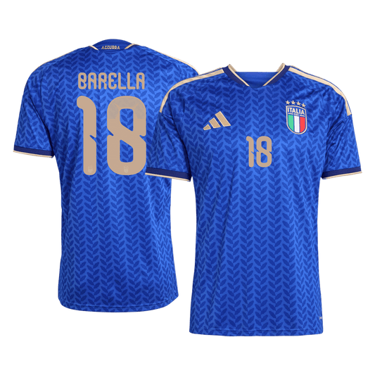 BARELLA #18 イタリア代表 Home ユニフォーム - サッカーW杯 2026