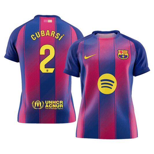 CUBARSÍ #2 バルサ Home ユニフォーム 2025/26 - 高品質