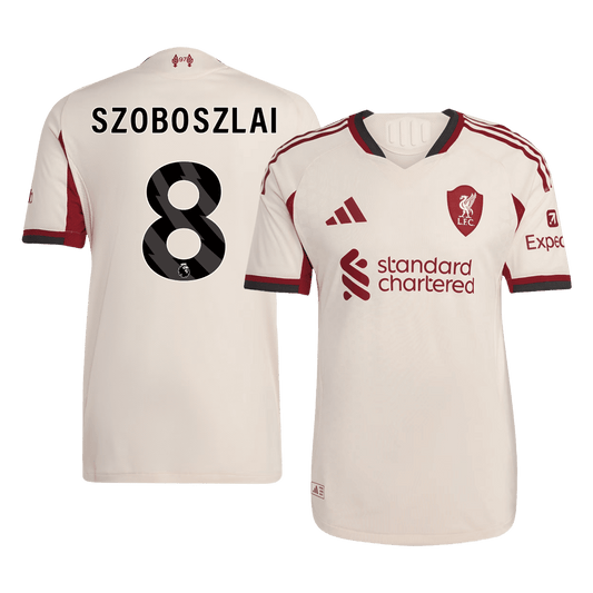 SZOBOSZLAI #8 リバプール Away 2025/26 オーセンティックユニフォーム