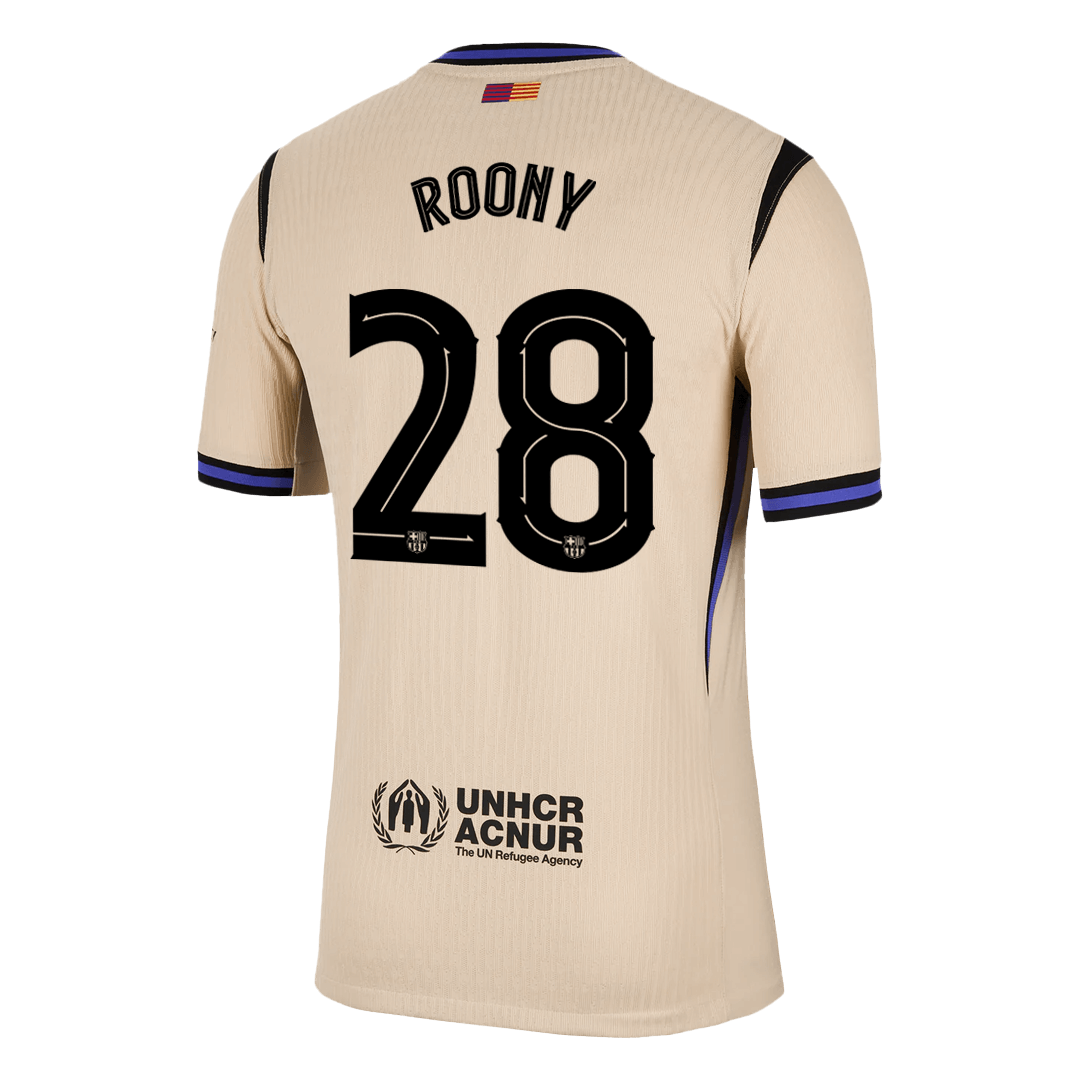 ROONY #28 バルサ Away 2025/26 オーセンティックユニフォーム - UCL