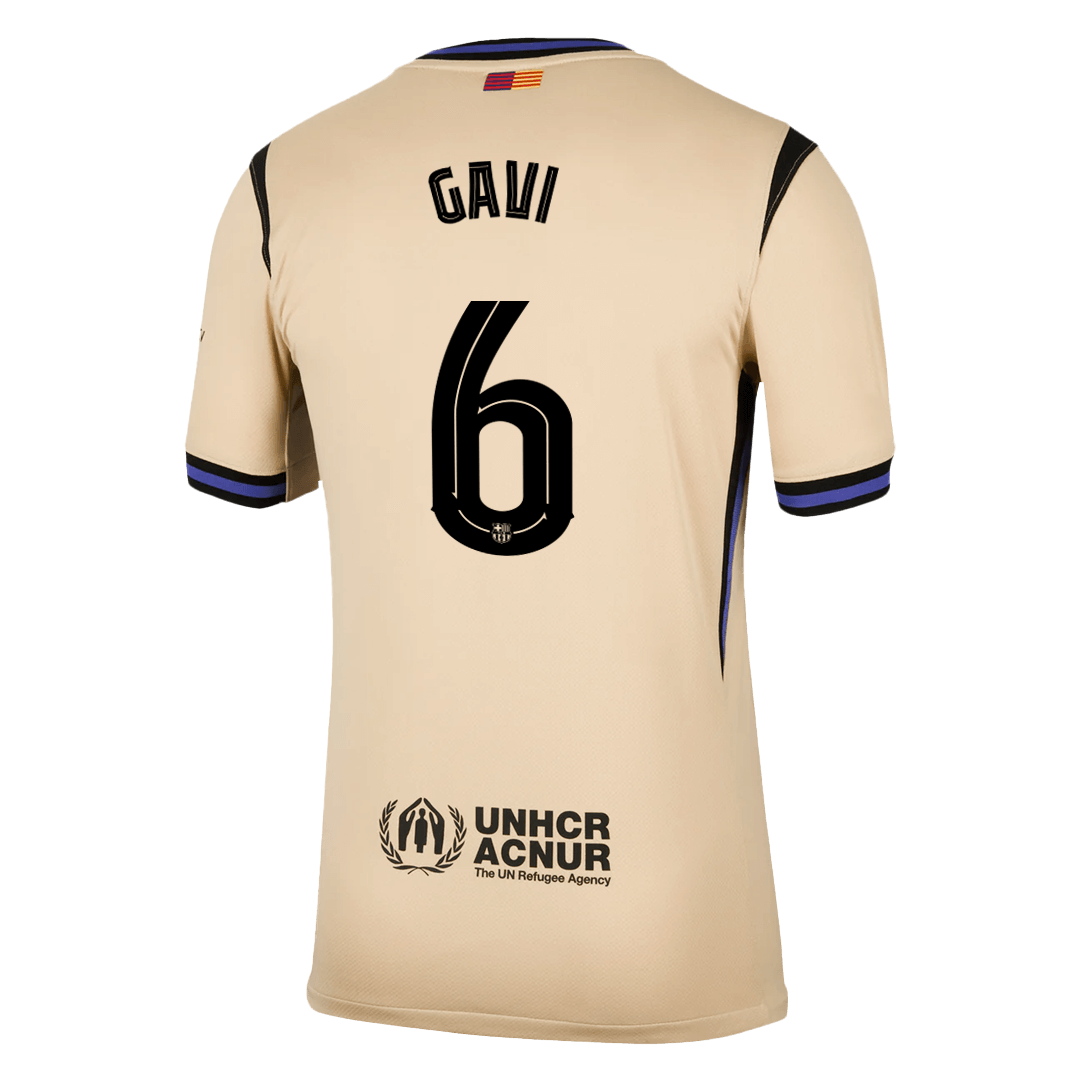 GAVI #6 バルサ Away ユニフォーム 2025/26 - UCL