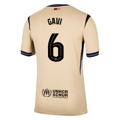 GAVI #6 バルサ Away ユニフォーム 2025/26 - UCL