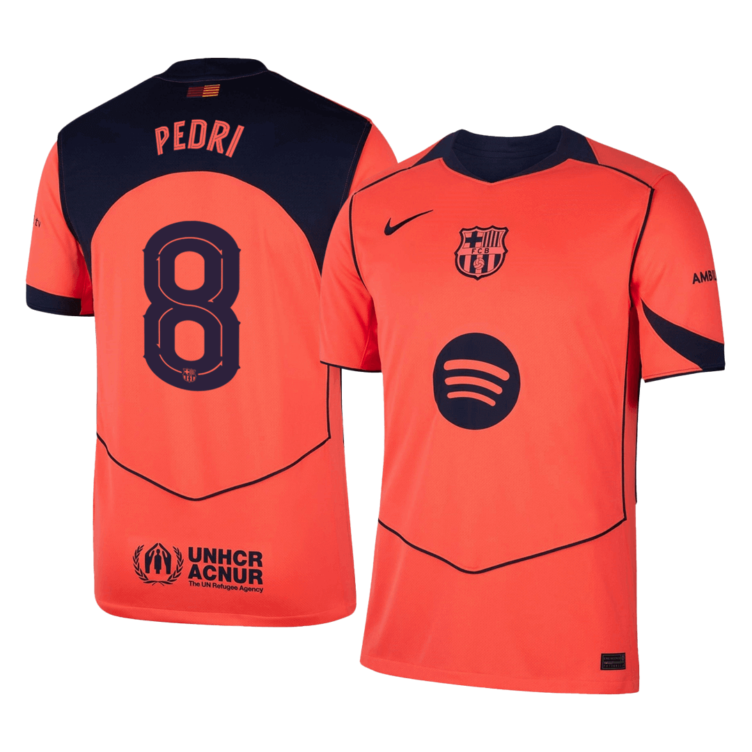PEDRI #8 バルサ 3rd ユニフォーム 2025/26 - UCL