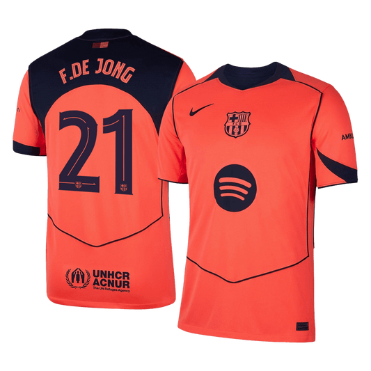 F.DE JONG #21 バルサ 3rd ユニフォーム 2025/26 - UCL