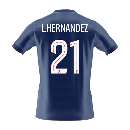 L.HERNANDEZ #21 PSG Home ユニフォーム 2025/26 - 高品質
