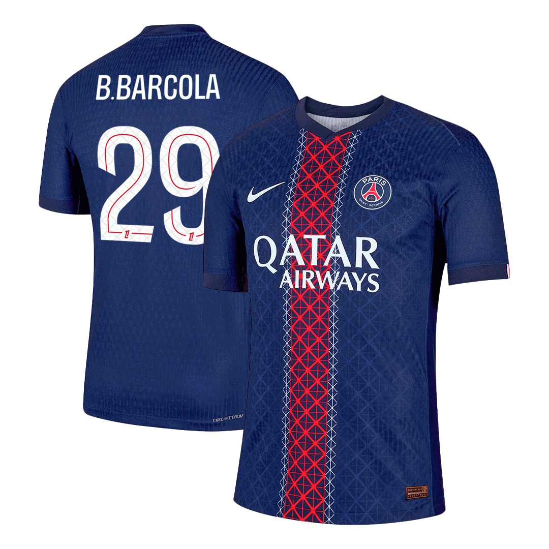 B.BARCOLA #29 PSG Home 2025/26 オーセンティックユニフォーム
