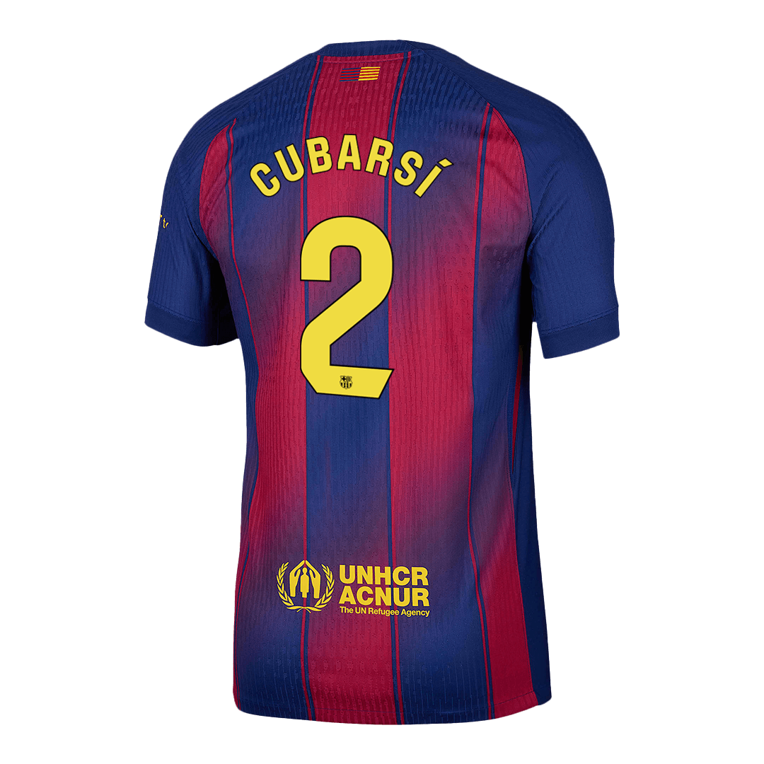 CUBARSÍ #2 バルサ Home 2025/26 オーセンティックユニフォーム