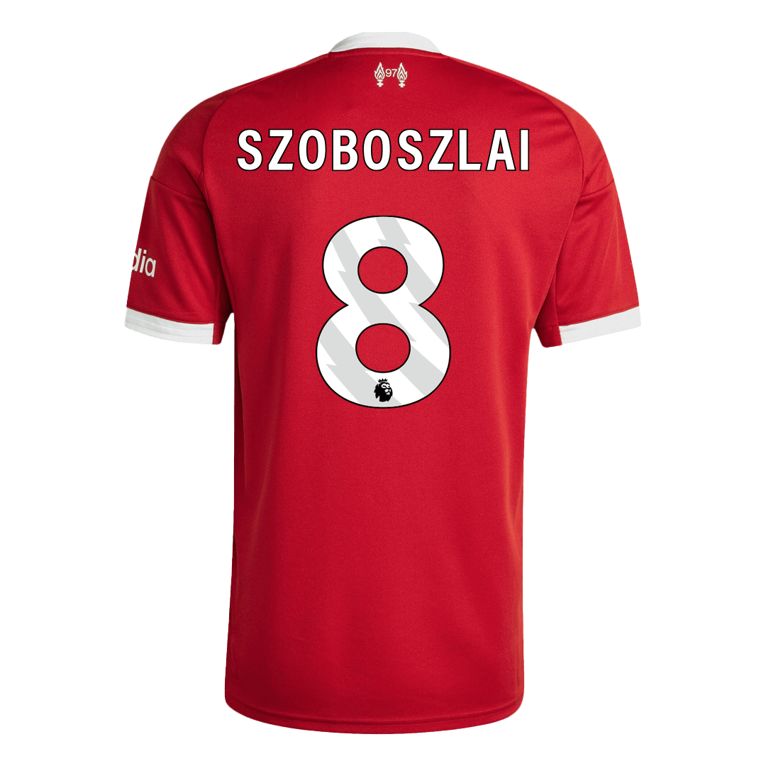 SZOBOSZLAI #8 リバプール Home ユニフォーム 2025/26