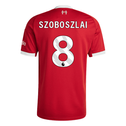 SZOBOSZLAI #8 リバプール Home ユニフォーム 2025/26