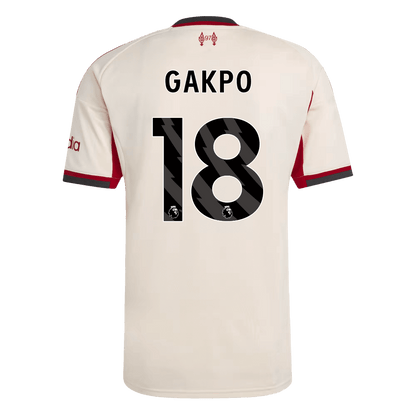 GAKPO #18 リバプール Away ユニフォーム 2025/26