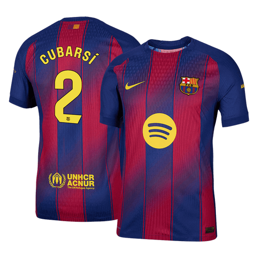 CUBARSÍ #2 バルサ Home 2025/26 オーセンティックユニフォーム