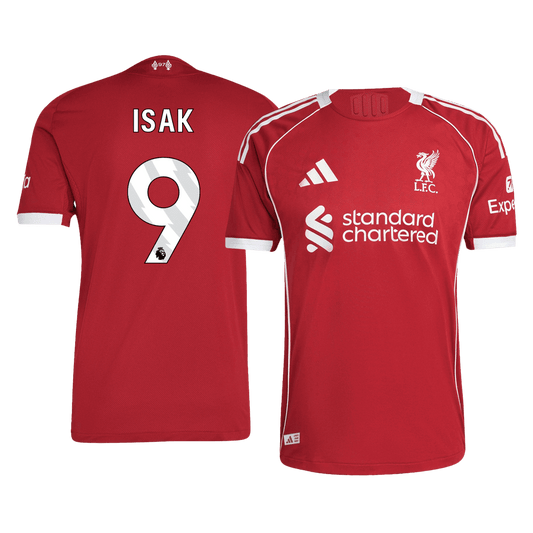 ISAK #9 リバプール Home 2025/26 オーセンティックユニフォーム