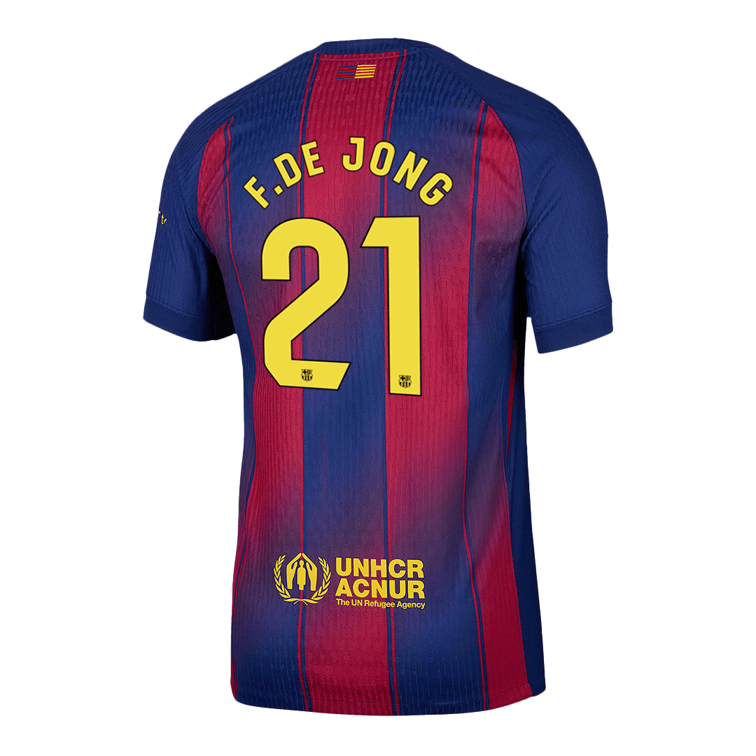 F.DE JONG #21 バルサ Home 2025/26 オーセンティックユニフォーム