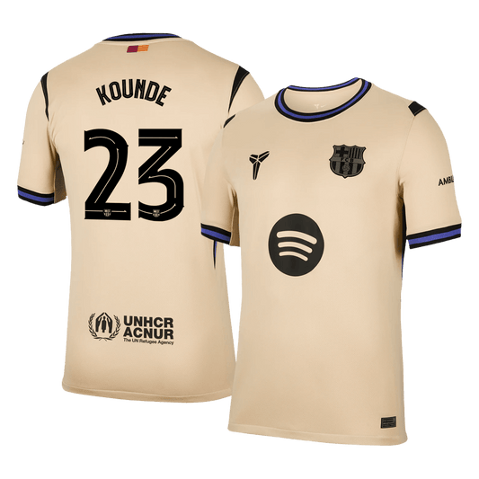 KOUNDE #23 バルサ Away ユニフォーム 2025/26 - UCL